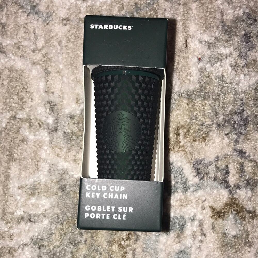 New Starbucks Cold Cup Studded Keychain